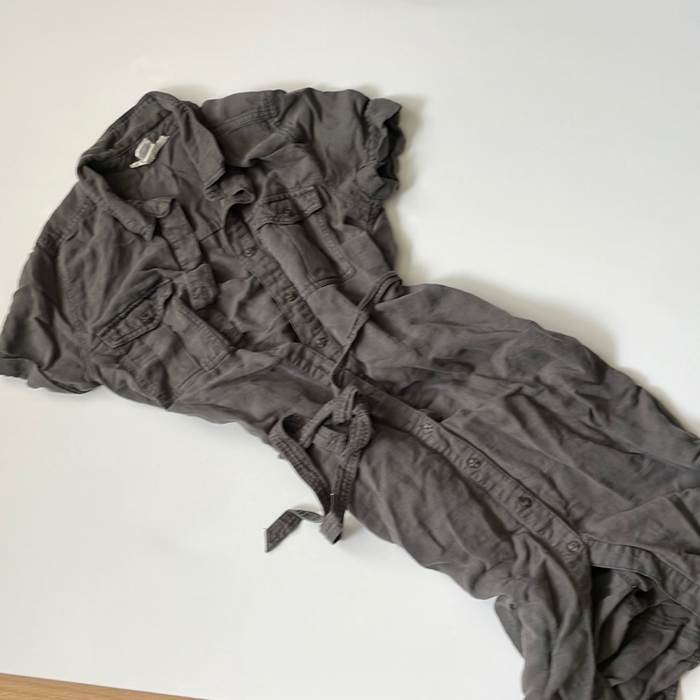 Lucky Brand women’s linen summer dress button down